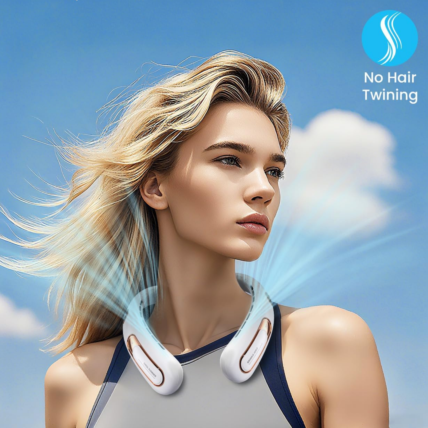 AIRGO™ Ventilador De Cuello Portátil