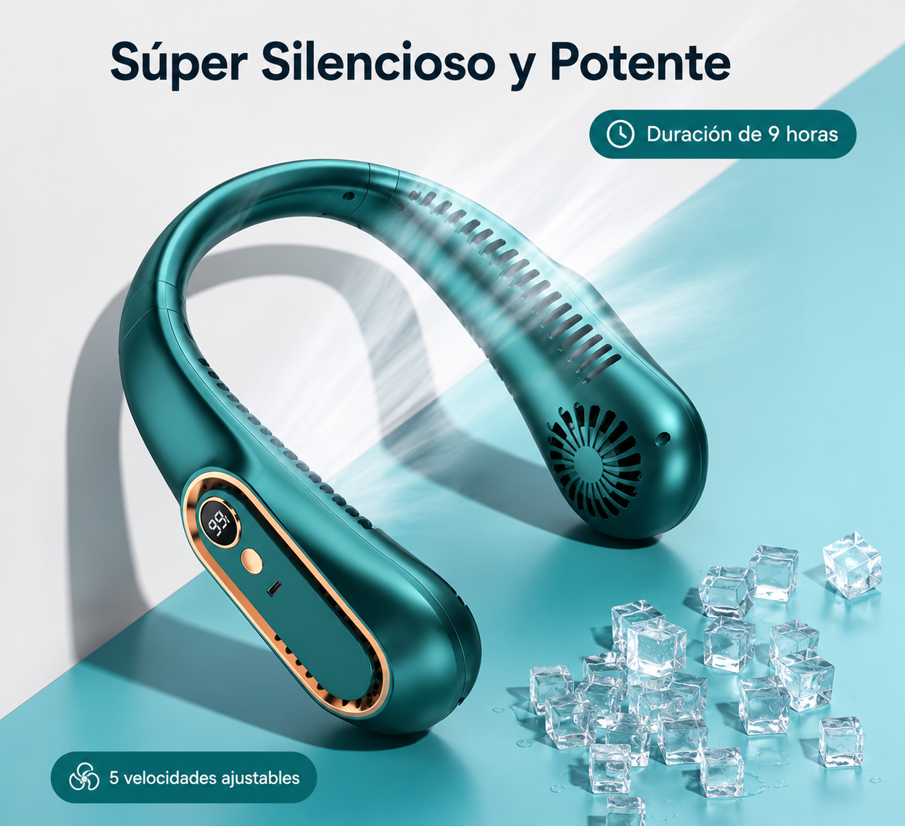 AIRGO™ Ventilador De Cuello Portátil